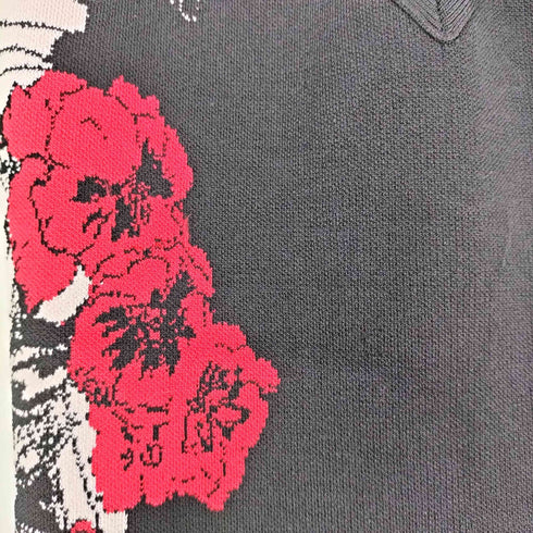 ゲス GUESS 花柄 ニット キャミワンピース レディース EUR:38